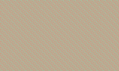 Traditional African Seamless Pattern with Pixelated Tribal Stripes and Geometric Shapes