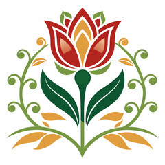 vector illustration of a flower
