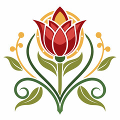 vector illustration of a flower