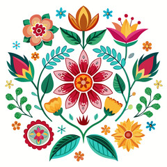seamless pattern with flowers