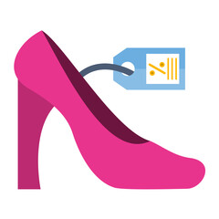 Heel Sale Vector Design Icon Style