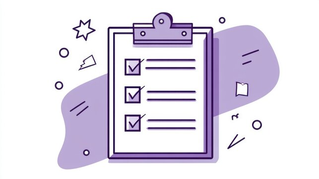 Grocery shopping list notepad with categories minimalist design