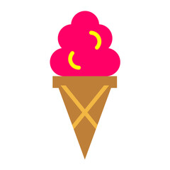 Ice Cream Vector Design Icon Style