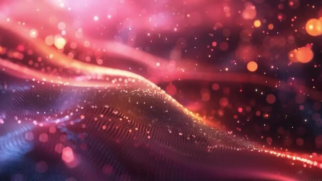 Abstract animation with dynamic light effects and glitter. Used in projects that require visual emphasis on modernity and innovation.

