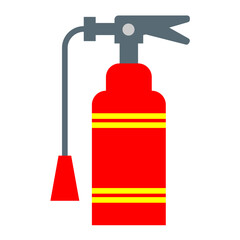 Fire Extinguisher Vector Design Icon Style