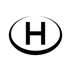 helipad icon, landing area for helicopters