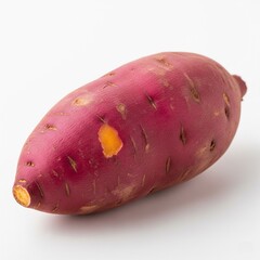 potato on white background
