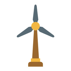 Windmill Vector Design Icon Style