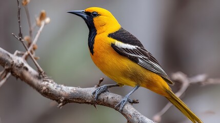 Fototapeta premium red backed shrike on branch