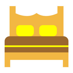 Bed Vector Design Icon Style