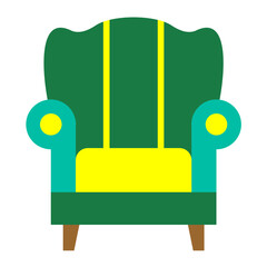 Armchair Vector Design Icon Style