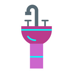 Sink Vector Design Icon Style