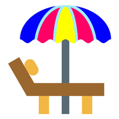 Lounge Chair Vector Design Icon Style