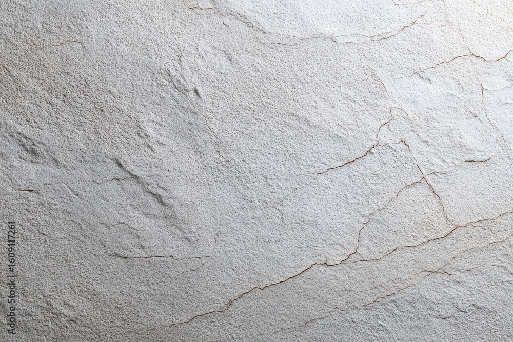 Poster grey stone surface with cracks and texture variations