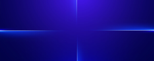 Abstract blue background with glowing intersecting lines