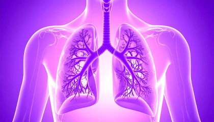 Lungs anatomical structure
