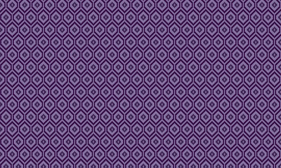 Seamless African Pixel Pattern with Hexagonal and Diamond Tribal Motifs