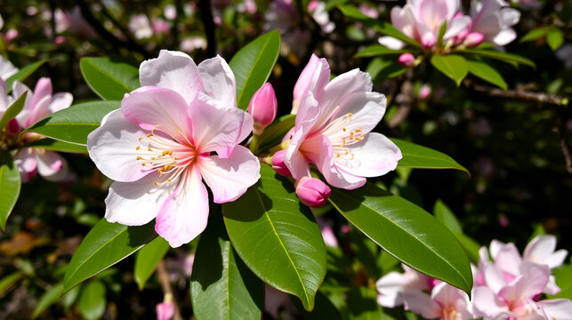 Rhododendron arboreum,flower in spring