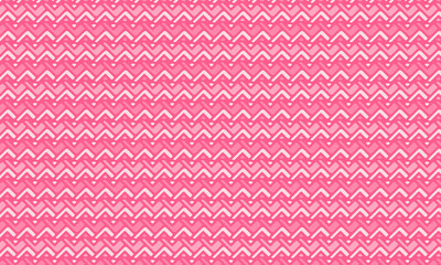 Bold African Seamless Pattern with Hand-Drawn Zigzag Tribal Motifs