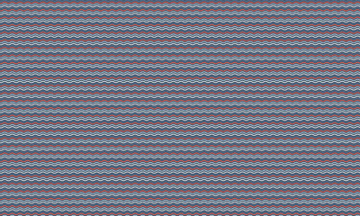 Colorful Seamless Wavy Pattern with Repetitive Abstract Line Design