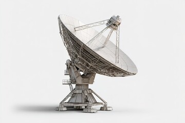 satellite dish on a white background
