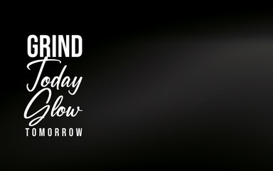A minimalist graphic featuring the inspirational quote 
