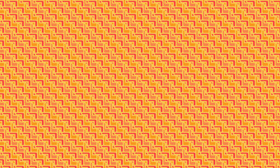 Bold African Seamless Pattern with Hand-Drawn Zigzag Tribal Motifs