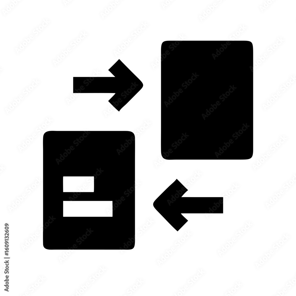Poster data transfer process file sharing icon data migration file conversion file exchange information sha