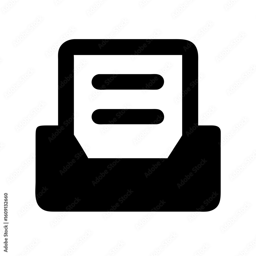 Poster file document inbox archive storage cabinet organize data information record paper office business m