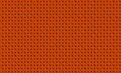 Obraz premium Decorative Seamless Wave Pattern with Geometric Circle and Star Elements