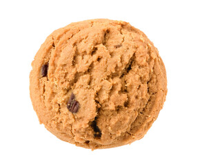 Homemade cookie isolated on white.