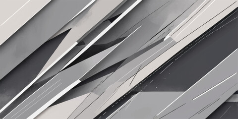 Obraz premium Geometric patterns and textures of steel, light, and lines create a modern, abstract metal business background for technology, interior design, or architecture