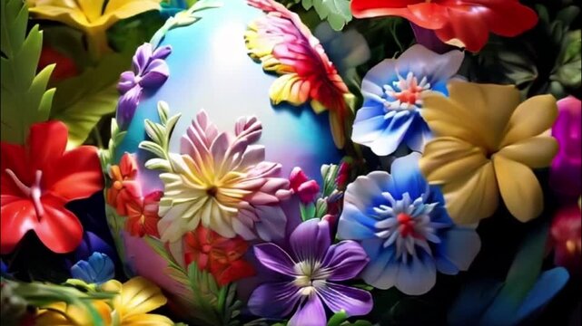Beautiful festive composition for happy traditional holiday Easter