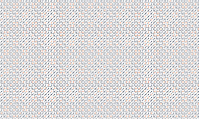 Decorative Seamless Wave Pattern with Geometric Circle and Star Elements