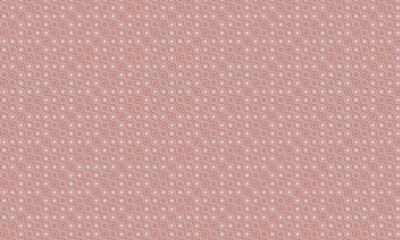 Decorative Seamless Wave Pattern with Geometric Circle and Star Elements