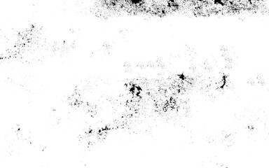 Black and White abstract Grunge background. Damaged Concrete, Stone, Plaster Texture. A Distressed Monochrome Backdrop with Grainy Details. Overlay with Dust and Scratches. Vector design.