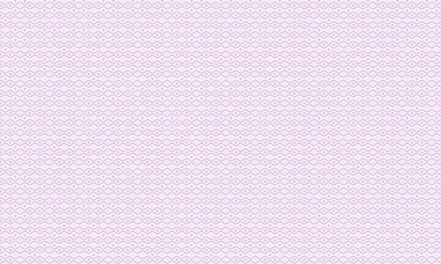 Decorative Seamless Wave Pattern with Geometric Circle and Star Elements