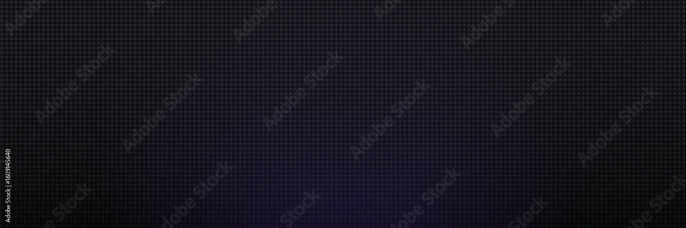 Poster led pixel grid with dark blue glow. abstract digital panel background for tech banner, event display