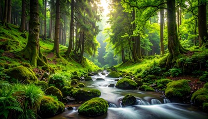 Lush forest stream (4)