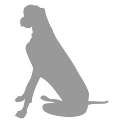 dog icon shadow