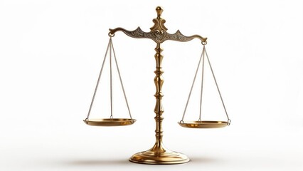 Golden scales of justice