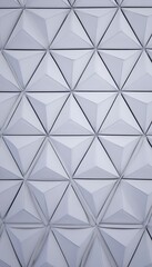 Geometric triangle pattern in shades of grey