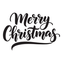 Festive Typography Design Merry Christmas Wishes for Holiday Season Celebrations and Greetings Elegant Script Font