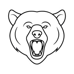 vector illustration of a bear