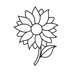 abstract flower vector illustration