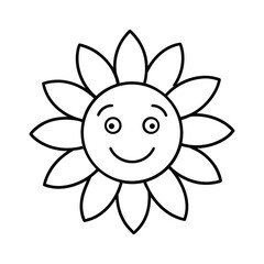 sun and flower