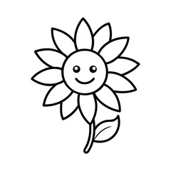 vector illustration of a flower