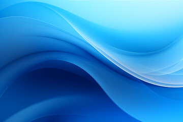Blue fractal gradient glass with colorful wave blur background.