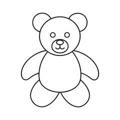 teddy bear vector illustration