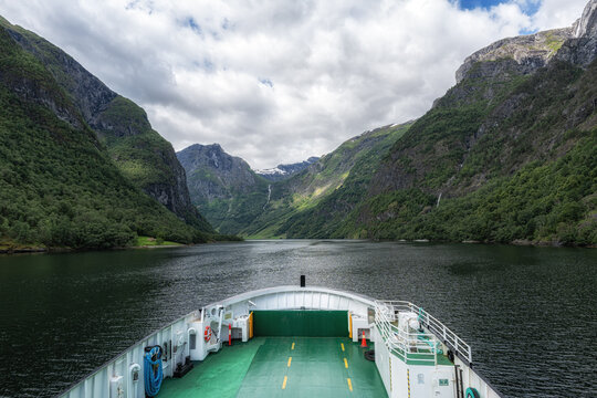 Naeroyfjord taken from Ferry